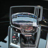SCUMAXCON Crystal Schalthebelgriff Stick Head Beleuchtete Abdeckung mit RS Sline Aufkleber für Audi A4 A6 Q5 A5 Q7 Q8 A8 Innenzubehör