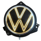 SCUAMXCON 1PC Illuminated Rear Logo Flip Cover for VW - 7 Single Colors for Passat B6/B7/B8 T-Roc EOS Beetle Variant Golf 6 POLO 2011-2020