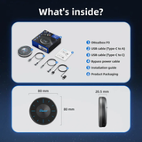 OTTOCAST P3 OttoAiBox - 2024 Android 12 CarPlay AI Box, Wireless CarPlay & Android Auto Adapter, 8GB+128GB, HDMI Output, GPS, Video Viewing YouTube, Netflix, Tiktok, etc