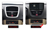 SCUMAXCON 9' 2+32G AUTORADIO STEREO ANDROID 11 WIRELESS CARPLAY ANDROID AUTO BLUETOOTH WIFI USB GPS IPS TOUCHSCREEN Für Peugeot 207 2006-2015 