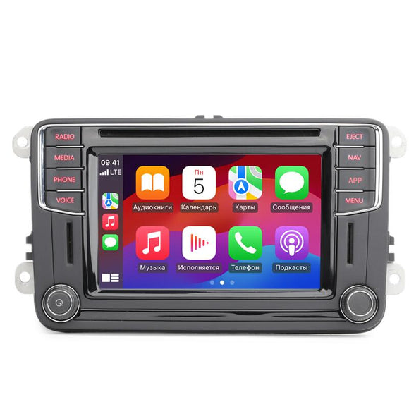 Original OEM Radio 5C0 035 682 F/G Carplay Android Auto Wireless Carplay Dynaudio Fender USB AUX CD Player Bluetooth SD NavigationFor VW Passat Magotan Tiguan Golf 6 Scirocco  Touran Caddy CC  POLO Beetle Jetta