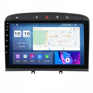 SCUMAXCON 9' 2+32G AUTORADIO STEREO ANDROID 11 WIRELESS CARPLAY ANDROID AUTO BLUETOOTH WIFI USB GPS IPS TOUCHSCREEN Für Ford Focus 2 3 Exi MT AT Mk2/Mk3 2004-2011 