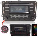 SCUMAXCON VW Car Stereo RCN210 +Emulator Bluetooth  CD USB AUX for Golf 5 6 MK5 6 Passat B6 Polo