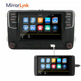 6,5" VW Autoradio RCD330 CarPlay Mirrorlink BT RVC AUX für Volkswagen Tiguan Golf 5 6 Passat Polo Touran Caddy Jetta T5 Skoda Sitz EOS CC 