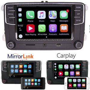 6,5" VW Autoradio RCD330 CarPlay Mirrorlink BT RVC AUX für Volkswagen Tiguan Golf 5 6 Passat Polo Touran Caddy Jetta T5 Skoda Sitz EOS CC 