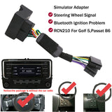 SCUMAXCON VW Car Stereo RCN210 +Emulator Bluetooth  CD USB AUX for Golf 5 6 MK5 6 Passat B6 Polo