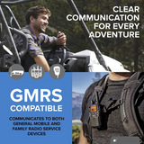 15-Watt-GMRS-MicroMobile-Funkgerät – 8 Repeater-Kanäle, 142 Datenschutzcodes, NOAA-Wetterscan + Alarm und externe Magnetantenne (Einzelpackung) (Schwarz) 