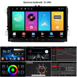 9''  2 DIN Android 10 Car Stereo Radio Carplay Android Auto RDS USB GPS RVC for VW GOLF 5 6 Passat Caddy Polo EOS Jetta CC