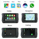 Deutsch RCD360 Autoradio +Frame Carplay Mirrorlink BT USB RVC Für MQB VW Polo 6C