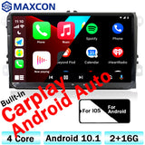 9''  2 DIN Android 10 Car Stereo Radio Carplay Android Auto RDS USB GPS RVC for VW GOLF 5 6 Passat Caddy Polo EOS Jetta CC