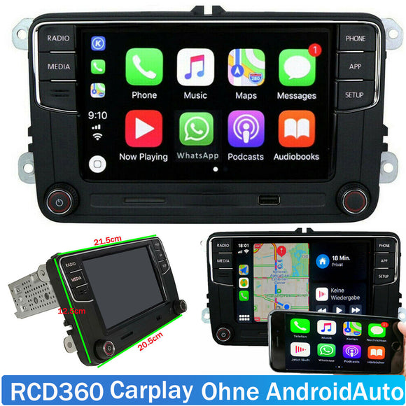 Rcd 360 Car Stereo Radio RCD330 360 187B CarPlay BT USB For VW Golf Passat Tig ...