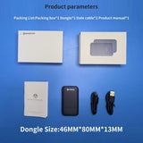 SCUMAXCON Wired to Wireless Carplay Wireless Android Auto 2-in-1-Adapter-Dongle für original kabelgebundene Carplay/Android Auto-Autos, USB-Kabel und Typ-C-Kabel, schnelle Verbindung, Plug &amp; Play, geringe Latenz, einfach zu installieren