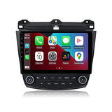 SCUMAXCON 10" Android 11 Bluetooth Autoradio Kabellos und kabelgebunden Apple Carplay Android Auto für Honda Accord 2003 - 2007 4 GB + 64 GB DSP 