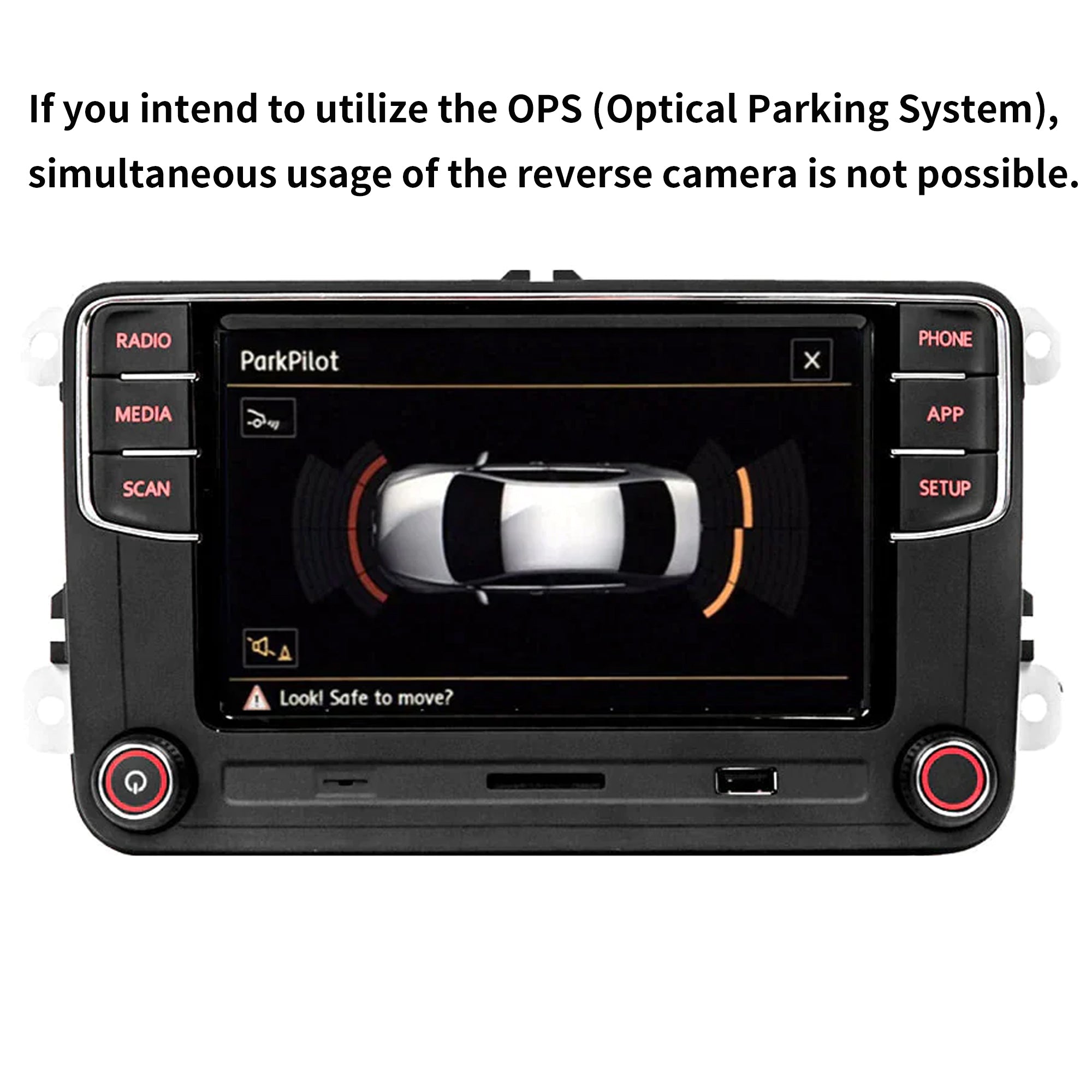 Rcd 360 SCUMAXCON RCD360 PRO 3S Car Stereo Carplay Android Auto for VW GOLF ...