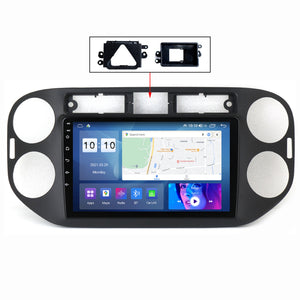 SCUMAXCON 9“ BILDSCHIRM ANDROID11 2+32G WIRELESS CARPLAY ANDROID AUTO AUTO RADIO GPS MULTIMEDIA VIDEO PLAYER STEREO NAVIGATION für Volkswagen Tiguan 1 NF 2006 -2012 2016 