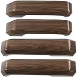 Wood Grain Inner Door Handle Covers Trim for Ford F150 2015 - 2017