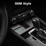 Kabelloses Autoladegerät für Mazda CX5 CX-5 2017–2021, Mittelkonsolen-Zubehör, kabelloses Telefon-Ladepad für Mazda CX5 2017 2018 2019 2020 2021 mit USB-Anschluss