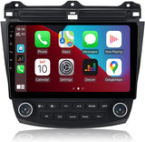 SCUMAXCON 10" Android 11 Bluetooth Autoradio Kabellos und kabelgebunden Apple Carplay Android Auto für Honda Accord 2003 - 2007 4 GB + 64 GB DSP 