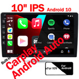 10" Universal Car Radio Stereo Android Auto CarPlay IPS DSP IPS BT GPS  ID3 USB Wifi Touch 2+16G