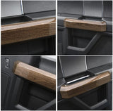 Wood Grain Inner Door Handle Covers Trim for Ford F150 2015 - 2017