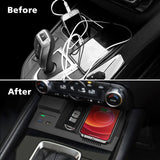 Wireless Car Charger for Mazda CX5 CX-5 2017-2021 Center Console Accessories, Wireless Phone Charging Pad for Mazda CX5 2017 2018 2019 2020 2021 with USB Port
