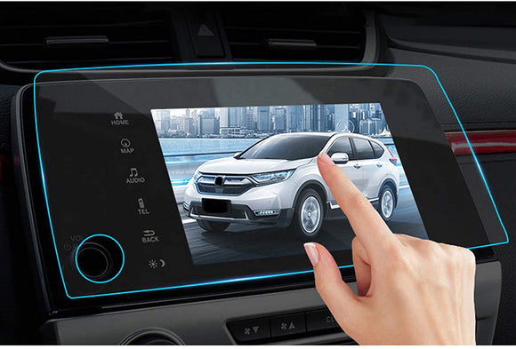 CRV Displayschutzfolie kompatibel mit Honda CR-V 2017 2018 2019 2020 2021 2022, High Definition 9H Härte, klares gehärtetes Glas, Touch-Navigations-Displayschutz (7 Zoll, Honda CRV) 