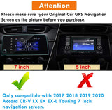 CRV Screen Protector Compatible with Honda CR-V 2017 2018 2019 2020 2021 2022, High Definition 9H hardness Clear Tempered Glass Touch Navigation Screen Protector (7-INCH,Honda CRV)
