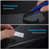 Civic Screen Protector, Anti Glare Scratch Tempered Glass, 9H hardness Anti Glare Scratch Tempered Glass Navigation Civic Screen Protector Compatible with Honda Civic LX Sport EX 2022 (7-Inch with 2 Button Version)