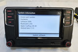 6,5 Zoll Autoradio RCD330 + Rahmen CarPlay Android Auto MirrorLink BT USB RVC für MQB Volkswagen POLO 6C 