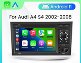 SCUMAXCON 7' BILDSCHIRM AUTORADIO 2+32G MULTIMEDIA VIDEO PLAYER STEREO CARPLAY ANDROID AUTO Für Audi A4 S4 2002-2008 