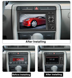 SCUMAXCON 7' BILDSCHIRM AUTORADIO 2+32G MULTIMEDIA VIDEO PLAYER STEREO CARPLAY ANDROID AUTO Für Audi A4 S4 2002-2008 