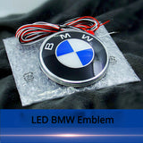 BMW LED Illuminated Emblem Retrofit M Logo, 3D Steering Wheel Logo, Front and Rear Emblems For BMW 1 Series, 3 Series, 5 Series, 7 Series, X1, X3, X5, X6