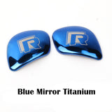Auto Schaltknauf Getriebe Kopf Abdeckung R Symbol Aufkleber für VW Volkswagen Golf 7 MK7 Golf 5 6 Passat B5 B6 B7 Polo CC Jetta