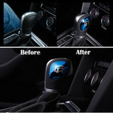 Car Gear Shift Knob Gear Head Cover R Symbol Stickers for VW Volkswagen Golf 7 MK7 Golf 5 6 Passat B5 B6 B7 Polo CC Jetta