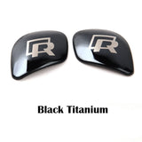 Auto Schaltknauf Getriebe Kopf Abdeckung R Symbol Aufkleber für VW Volkswagen Golf 7 MK7 Golf 5 6 Passat B5 B6 B7 Polo CC Jetta