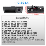SCUMAXCON AHD 1920*1080P Car Rear Camera For Volkswagen Passat CC B6 B7 Polo Skoda Octavia Tiguan Audi A4 B8 Q3 Q5 A5 A8 S5 A3 A6 C7 A7 A1