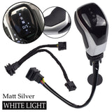 SCUMAXCON Automatischer elektronischer LED-Schaltknauf für Volkswagen Tiguan Golf Touareg Sharan Cc Passat Scirocco für Skoda Octavia Sitz 
