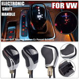 SCUMAXCON Automatischer elektronischer LED-Schaltknauf für Volkswagen Tiguan Golf Touareg Sharan Cc Passat Scirocco für Skoda Octavia Sitz 