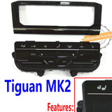 Automatic air conditioning panel with LCD touch screen ，Suitable for VW MQB GOLF MK7, Passat B8, Tiguan MK2, T-ROC, Atlas