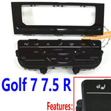 Automatic air conditioning panel with LCD touch screen ，Suitable for VW MQB GOLF MK7, Passat B8, Tiguan MK2, T-ROC, Atlas