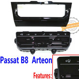 Automatic air conditioning panel with LCD touch screen ，Suitable for VW MQB GOLF MK7, Passat B8, Tiguan MK2, T-ROC, Atlas