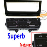 Automatic air conditioning panel with LCD touch screen ，Suitable for VW MQB GOLF MK7, Passat B8, Tiguan MK2, T-ROC, Atlas