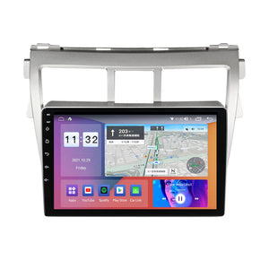 9" Android 11 8core DSP 2.5D IPS Screen Wireless Carplay Android Auto Car Video For Toyota Vios Yaris 2007-2012 4G LTE WIFI GPS Stereo RDS AM FM