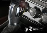 Auto Schaltknauf Getriebe Kopf Abdeckung R Symbol Aufkleber für VW Volkswagen Golf 7 MK7 Golf 5 6 Passat B5 B6 B7 Polo CC Jetta