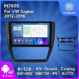 10 "Android 11 IPS DSP 8core Auto radio Drahtlose Carplay Android Auto Für VW SAGITAR JETTA 2012 2013 2014 BT GPS Video Multimedia 