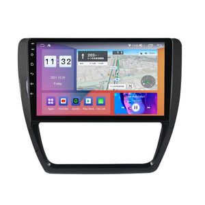 10" Android 11 IPS DSP 8core Car radio Wireless Carplay Android Auto For VW SAGITAR JETTA 2012 2013 2014  BT GPS Video Multimedia