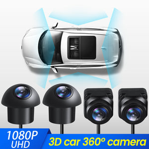 360° Panoramic Camera HD Rear / Front / Left / Right 360 Panoramic Accessories for Car android Radio Multimedia Player (Radio is not included in the package)