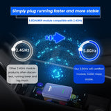 Adaptateur sans fil CarlinKit 4 Apple CarPlay (2022) - Boîtier CarPlay Mini - Dongle Android Auto pour Mercedes-Benz, Audi, Mazda, Kia, Toyota et VW (OEM)