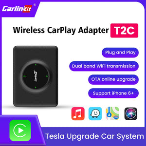 T2C Mini Carplay Wireless Box WiFi Bluetooth Adapter For Tesla Model 3/  X/Y/S Apple CarPlay Dongle OTA Online Upgrade – SCUMAXCON Official Store