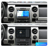SCUMAXCON 9' 2+32G AUTORADIO STEREO ANDROID 11 WIRELESS CARPLAY ANDROID AUTO BLUETOOTH WIFI USB GPS IPS TOUCHSCREEN Für Ford F150 F415 Raptor 2008-2014 